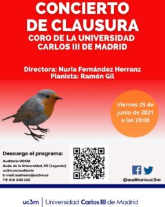 Concierto de clausura Coro de la Universidad Carlos III