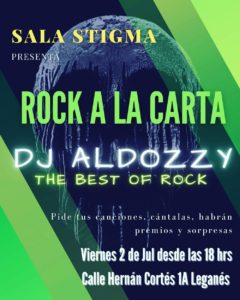 Rock a la carta en la sala Stigma
