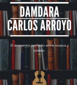 Damdara y Carlos Arroyo en la Biblioteca central