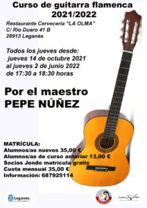 Cursos de guitarra de Pepe Núñez