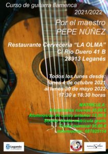 Cursos de guitarra de Pepe Núñez