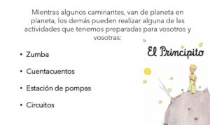 Encuentro `el camino del principito´