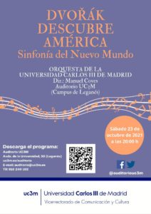 DVO?ÁK DESCUBRE AMÉRICA - ORQUESTA UC3M 