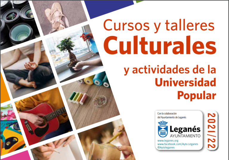 Talleres de 20 disciplinas culturales y artísticas para el curso 2021-2022