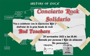 Concierto de Rock solidario con Bad Teachers