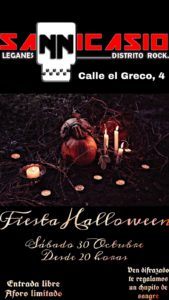 Fiesta Halloween en San Nicasio Distrito Rock