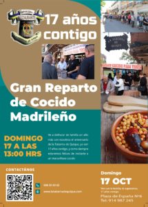 Gran reparto de cocido madrileño