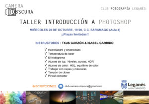 Taller gratuito de Introducción a Photosop