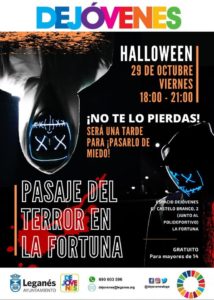 pasaje de terror miedo halloween sustos leganés dejovenes jovenes adolescentes