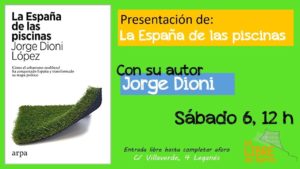 presentacion libro la españa de las piscinas leganes ajorge dioni
