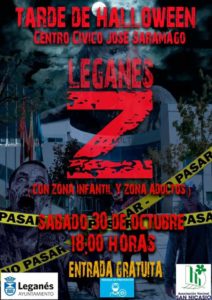 halloween fiesta leganes gratis adultos niños infantil