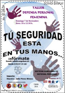 seguridad violencia femenina tecnicas defensa personal mujeres leganes
