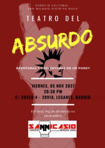 teatro absurdo aventuras y desaventuras punky san nicasio