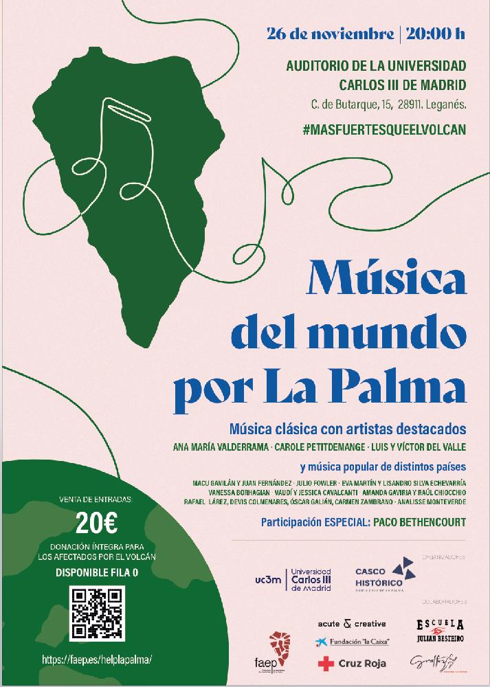 musica clasica moderna popular concierto benefico universidad carlos iii madrid la palma