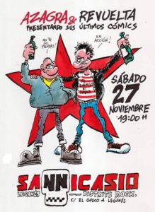 azagra revuelta cómics distrito rock san nicasio