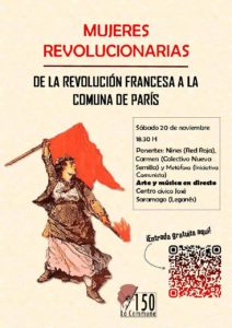 cartel_evento_la_comuna mujeres revolucionarias revolucion francesa comuna paris