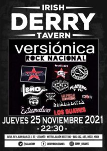 derry tavern irish concierto de música rock nacional