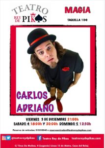 magia carlos adriano divertido leganes teatro rey de pikas