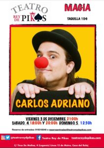 magia carlos adriano divertido leganes teatro rey de pikas