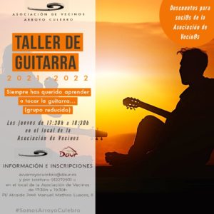 taller de guitarra asociacion vecinal arroyo culebro leganes
