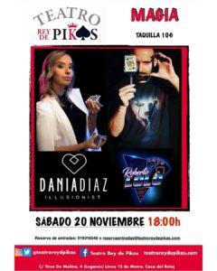 teatro rey de pikas magia ilusionismo dania diaz roberto lolo