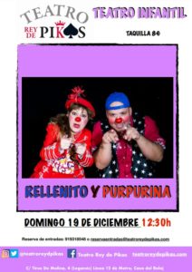 teatro rey de pikas rellenito y purpurina teatro infantil y familiar leganes