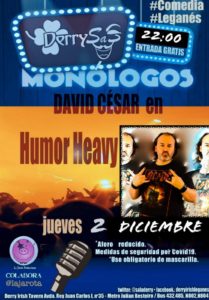 derrysas humor monologo david cesar