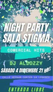 night party sala stigma dj aldozzy festival discoteca leganés