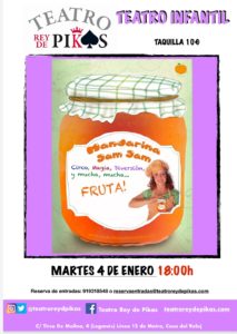 mandarina jam jam teatro infantil leganes