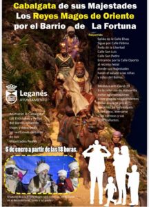 cabalgata reyes magos leganes la fortuna