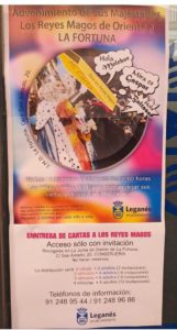 entrega cartas de reyes a la fortuna
