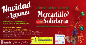 mercadillo solidario navidad mayores leganés