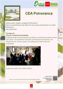 taller cuentos invierno CEA polvoranca leganes