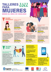 Apúntate a los Talleres para Mujeres del Área de Igualdad de Leganés