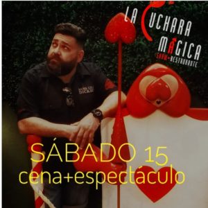 magia con Manu Gallego en la cuchara magica restaurante leganes