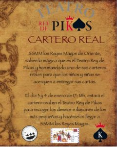 cartero real rey de pikas leganes reyes magos