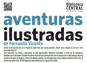 ilustraciones-exposición Fernando-Vicente-leganes-biblioteca-central