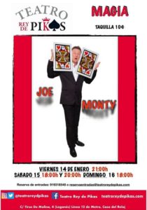 magia con joe monty teatro rey de pikas