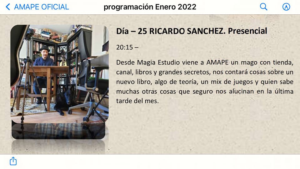 Ricardo Sánchez AMAPE