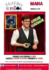 magia familiar con ADRIAN-MARMAC teatro rey de pikas leganes