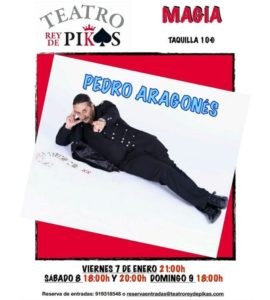pedro aragones magia teatro rey de pikas leganes humor