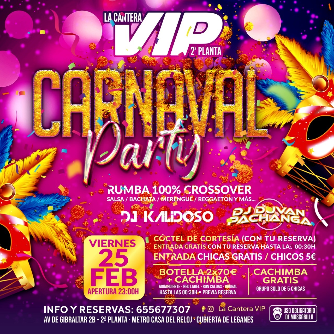 Carnaval Party en la discoteca La Cantera Vip.jpg