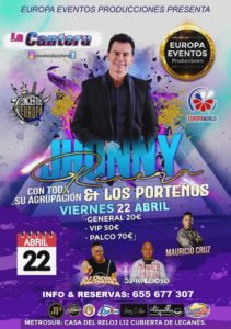 Concierto Jhonny Rivera Discoteca La Cantera Leganés Madrid