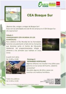 Día Mundial de los Humedales CEa Bosquesur Charqueando
