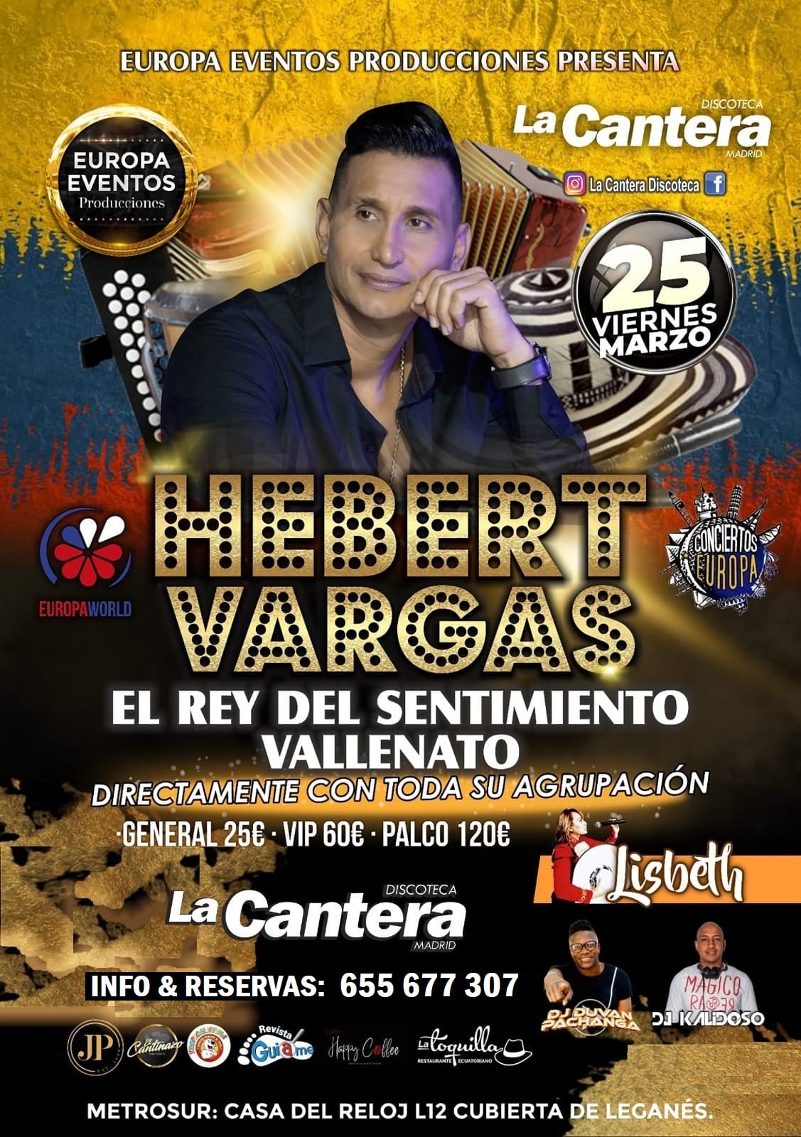 Hebert Vargas Discoteca La Cantera Leganés Madrid