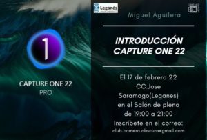 Introducción Capture One 22 leganes club camera obscura