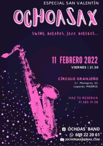 concierto Ochosax edición San Valentín