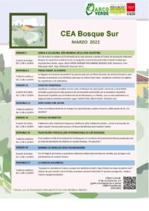 CEA Bosque Sur marzo