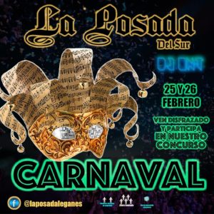 fiesta de carnaval la posada del sur leganes