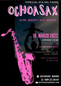 concierto de Ochosax en El 24 Café